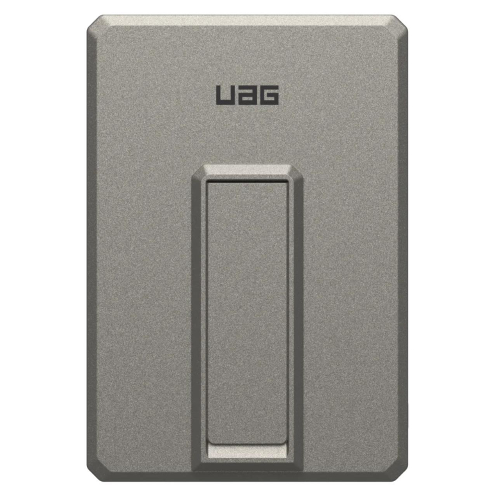 UAG Acumulator extern Slim Magnetic 5.000mAh, 20W, cablu Type-C, Wireless, cu stand,Titanium [8]