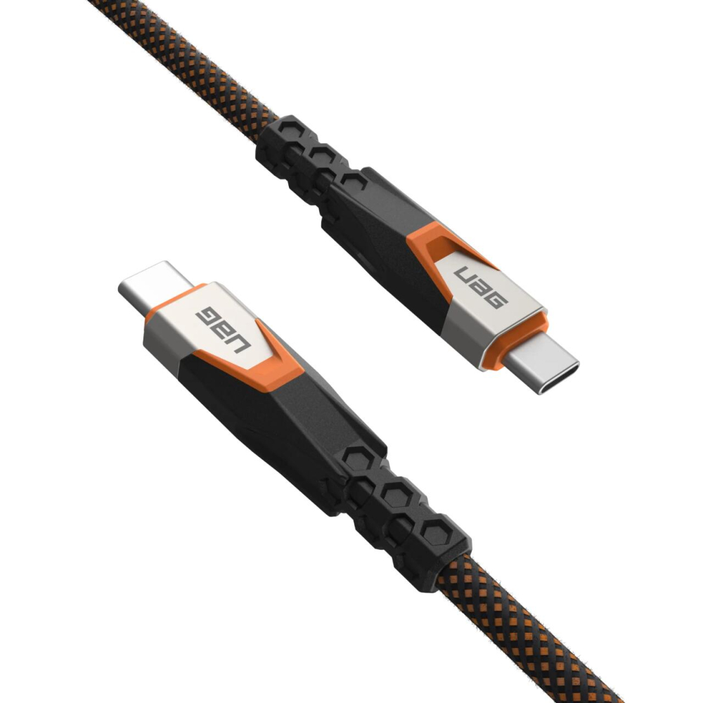 UAG Cablu SRGE 3.2 Type-C la Type-C, PD 240W, 0.75 m, Black / Orange [6]