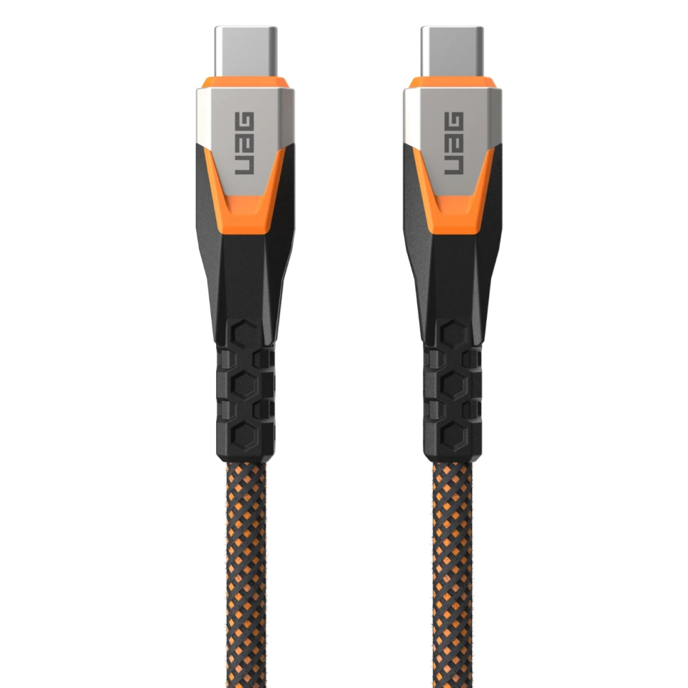 UAG Cablu SRGE 3.2 Type-C la Type-C, PD 240W, 0.75 m, Black / Orange [11]