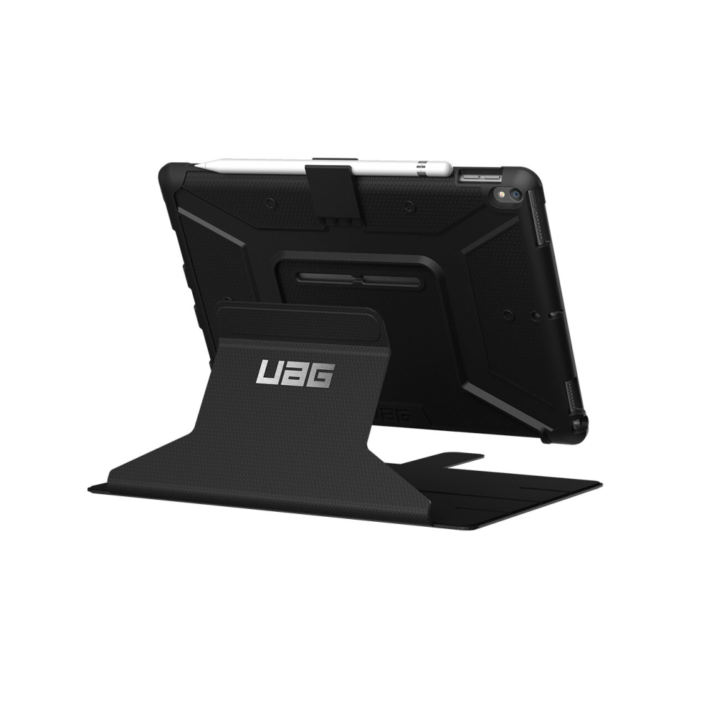 UAG Husa Book Metropolis Series iPad 10.2 inch(7th, 8th Gen, 9th Gen) Black (military drop tested, stand) [6]