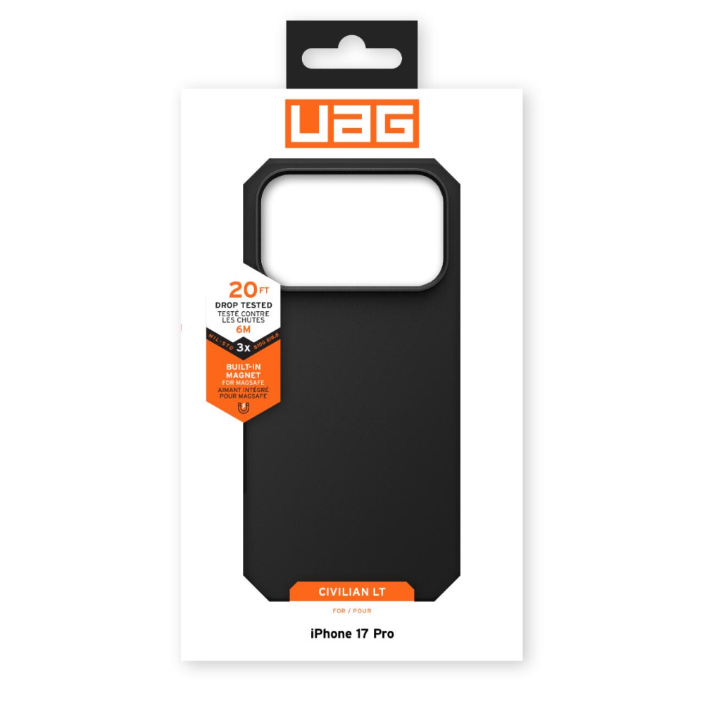 UAG Husa Civilian LT MagSafe iPhone 17 Pro Black [12]