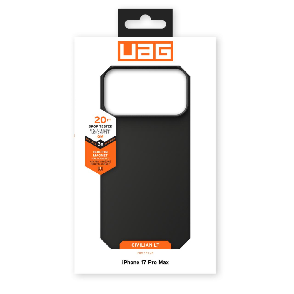UAG Husa Civilian LT MagSafe iPhone 17 Pro Max Black [18]