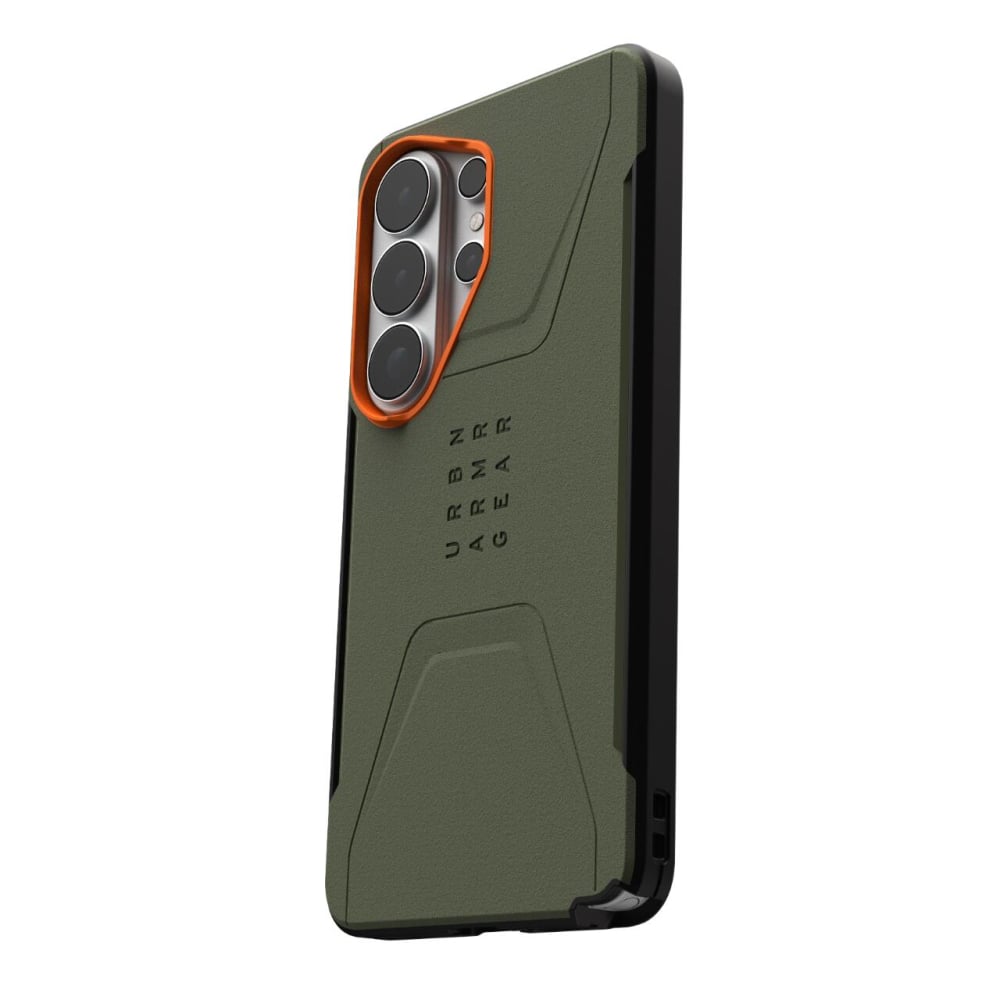 UAG Husa Civilian Magnetic Samsung Galaxy S26 Ultra Olive Drab / Orange [6]