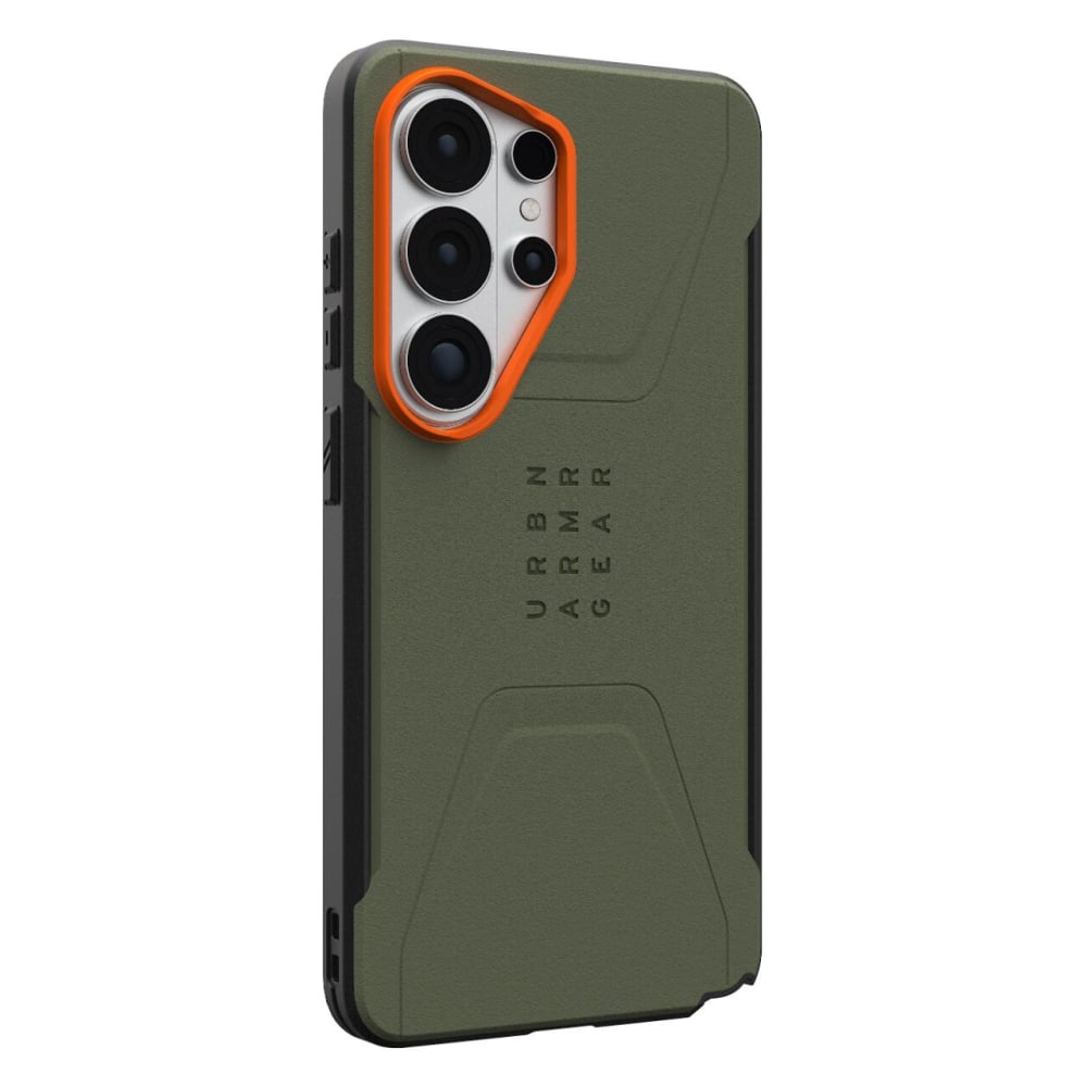 UAG Husa Civilian Magnetic Samsung Galaxy S26 Ultra Olive Drab / Orange [9]
