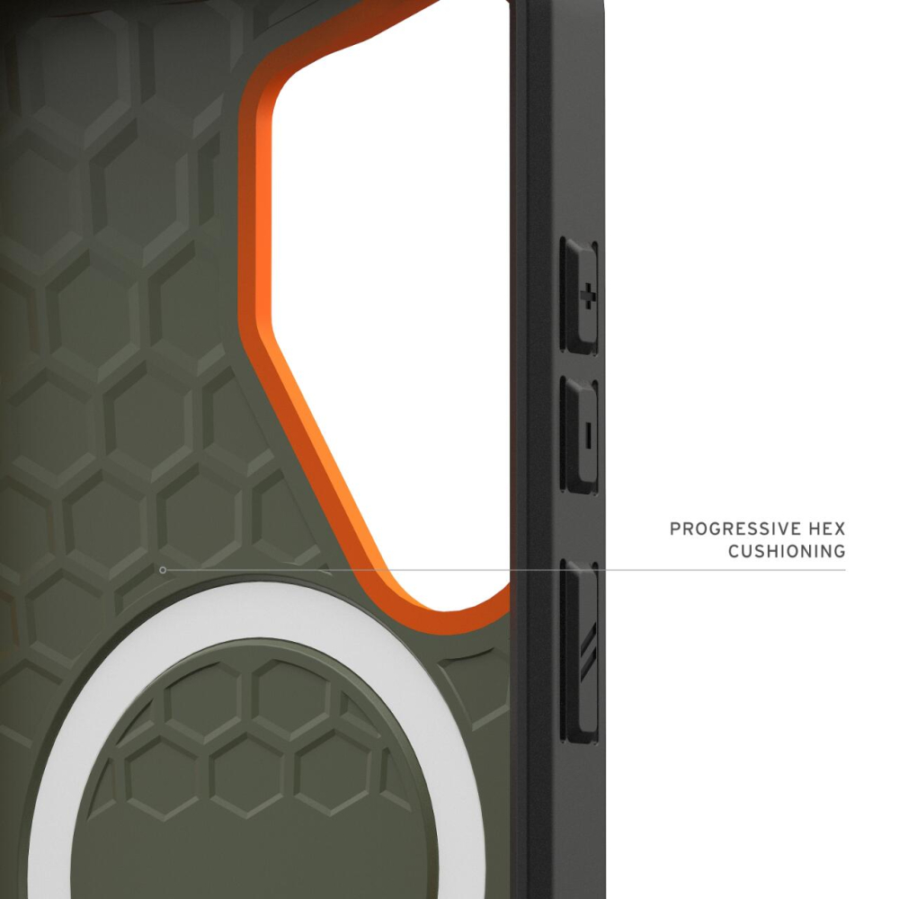 UAG Husa Civilian Magnetic Samsung Galaxy S26 Ultra Olive Drab / Orange [8]