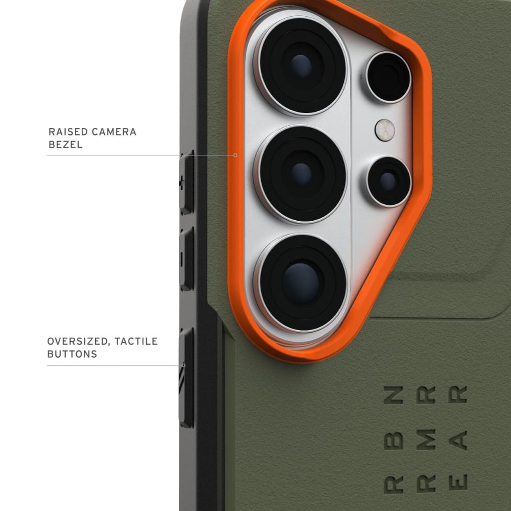 UAG Husa Civilian Magnetic Samsung Galaxy S26 Ultra Olive Drab / Orange [3]