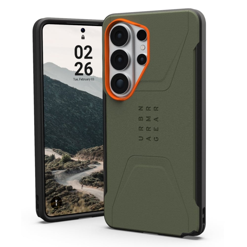 UAG Husa Civilian Magnetic Samsung Galaxy S26 Ultra Olive Drab / Orange [22]
