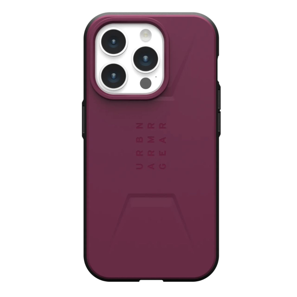 UAG Husa Civilian Magsafe iPhone 15 Pro Bordeaux [9]