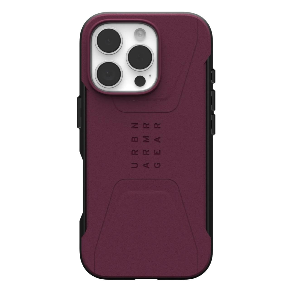 UAG Husa Civilian Magsafe iPhone 16 Pro Bordeaux [7]