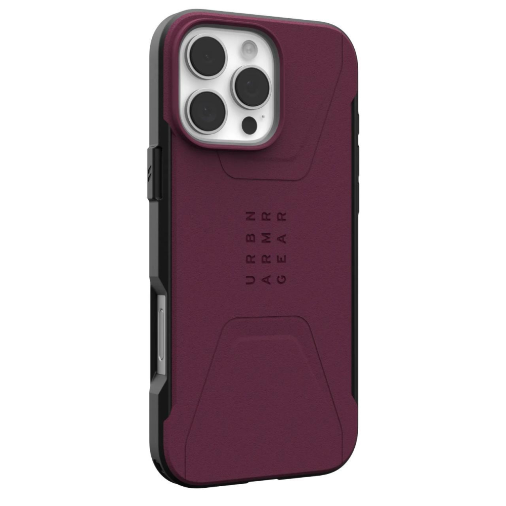 UAG Husa Civilian Magsafe iPhone 16 Pro Max Bordeaux [2]