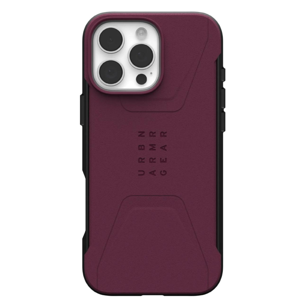 UAG Husa Civilian Magsafe iPhone 16 Pro Max Bordeaux [7]