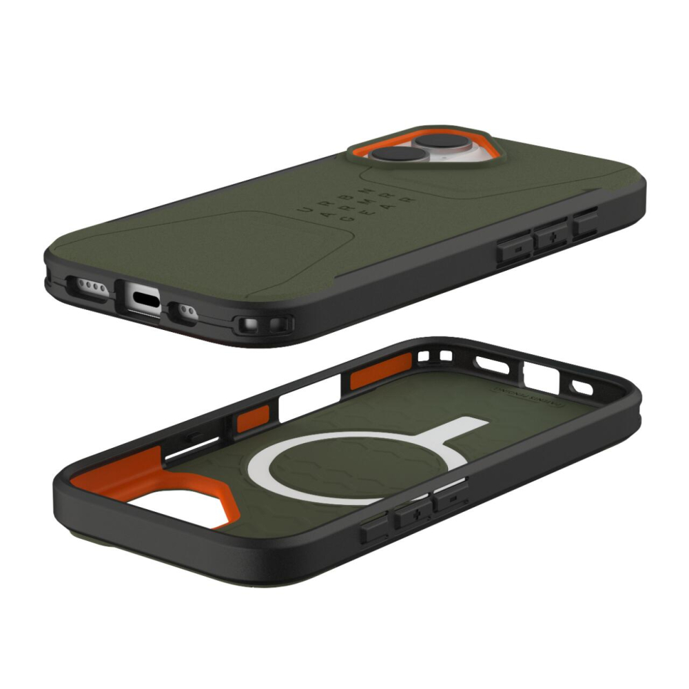 UAG Husa Civilian Magsafe iPhone 17 Olive/Orange [6]