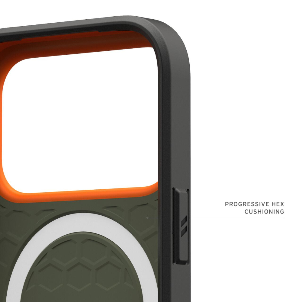 UAG Husa Civilian Magsafe iPhone 17 Pro Max Olive/Orange [17]