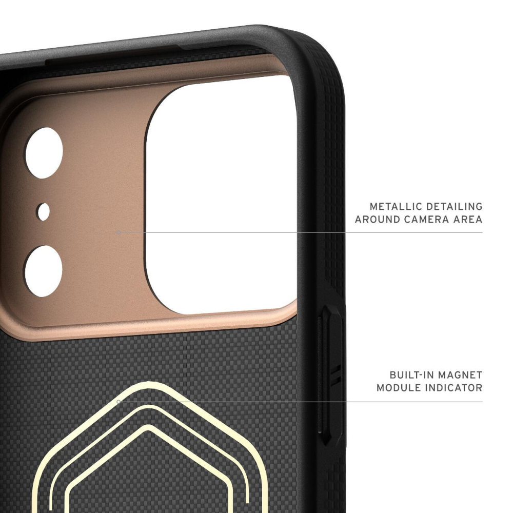 UAG Husa Fibr Armr Magsafe iPhone 17 Pro Kevlar Graphite/Bronze [12]