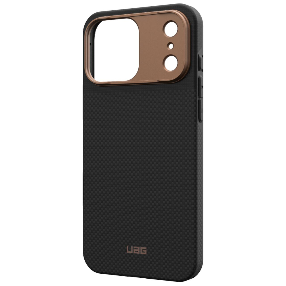 UAG Husa Fibr Armr Magsafe iPhone 17 Pro Max Kevlar Graphite/Bronze [10]