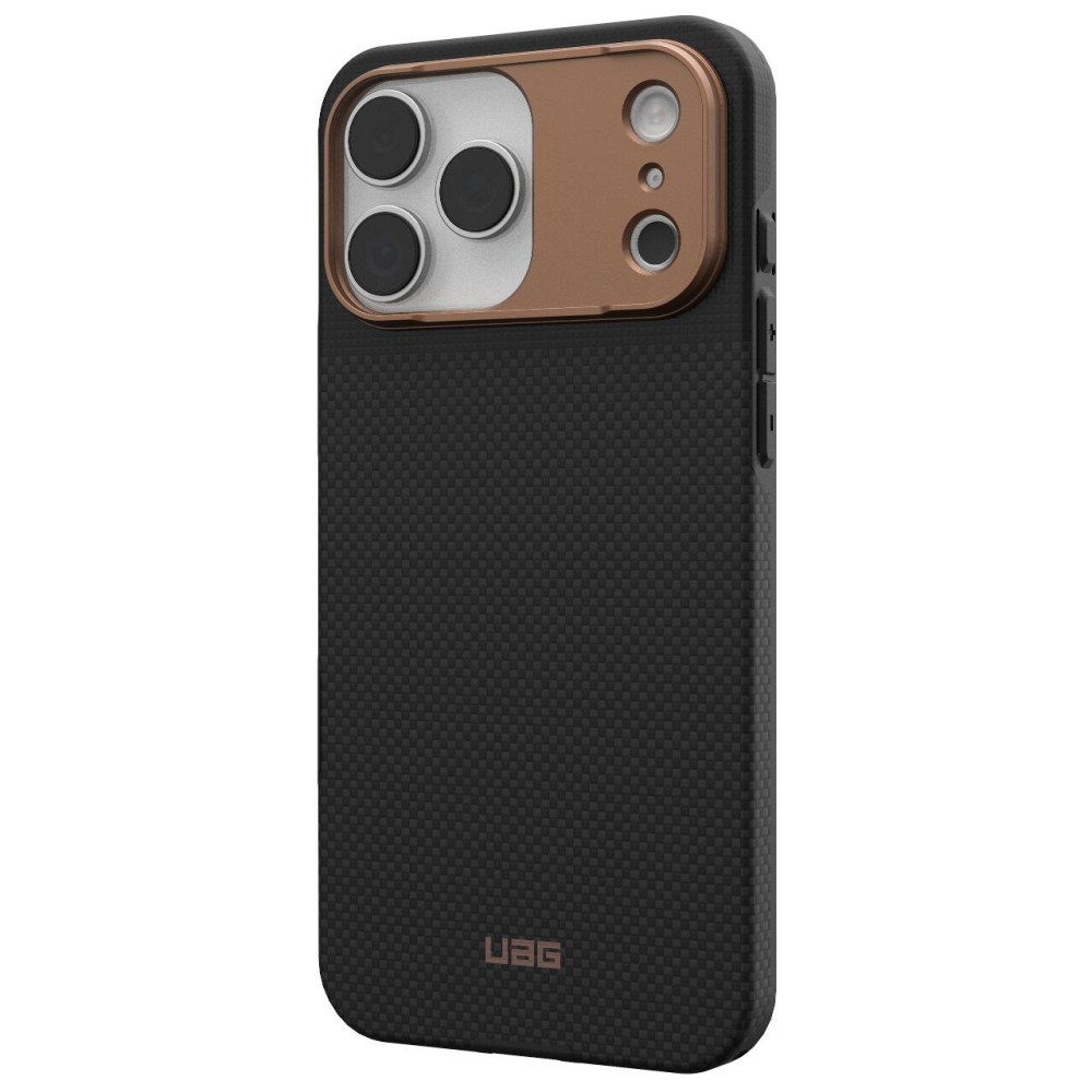 UAG Husa Fibr Armr Magsafe iPhone 17 Pro Max Kevlar Graphite/Bronze [6]