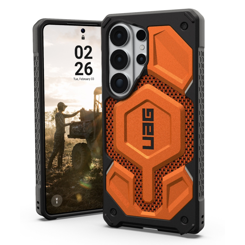 UAG Husa Monarch Pro Magnetic Samsung Galaxy S26 Ultra Kevlar Burnt Orange [21]