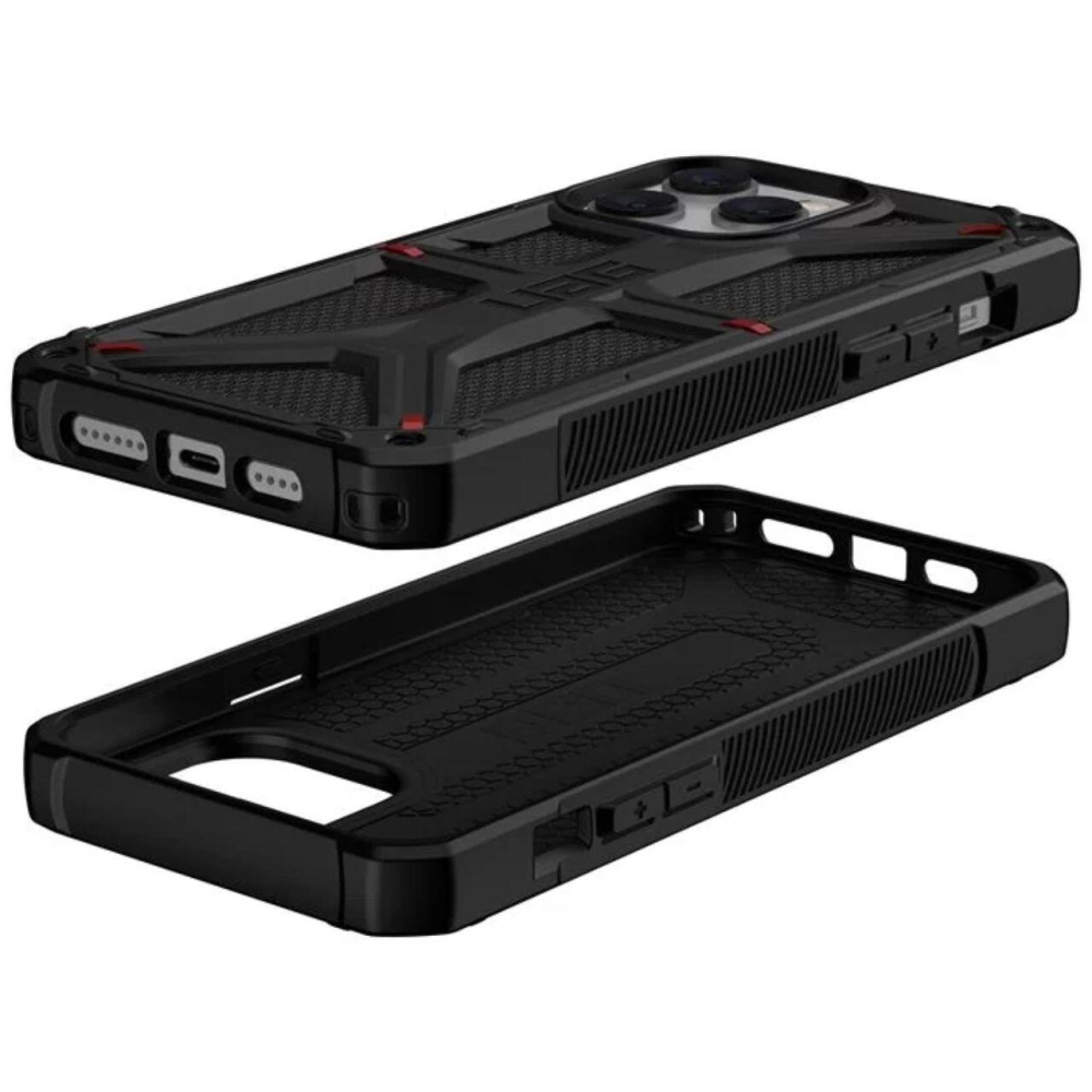 UAG Husa Monarch Series iPhone 14 Pro Max Kevlar Black, military drop tested [8]