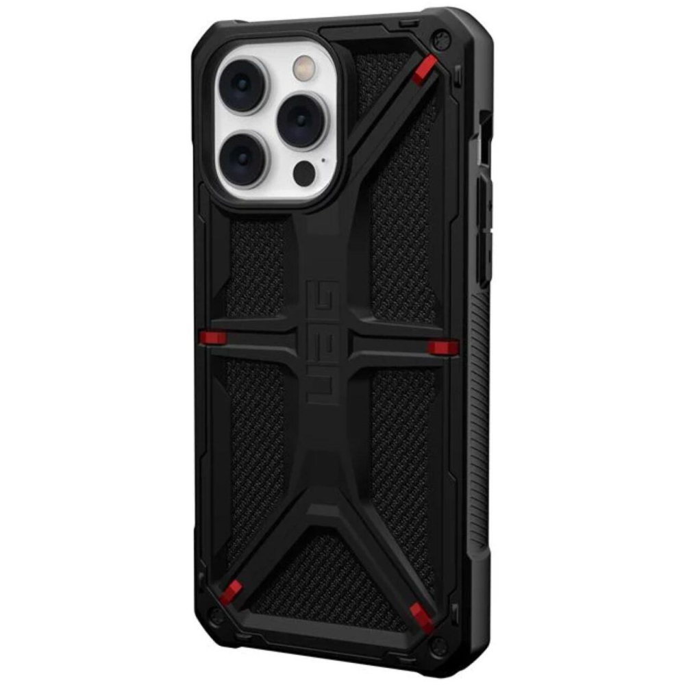 UAG Husa Monarch Series iPhone 14 Pro Max Kevlar Black, military drop tested [2]