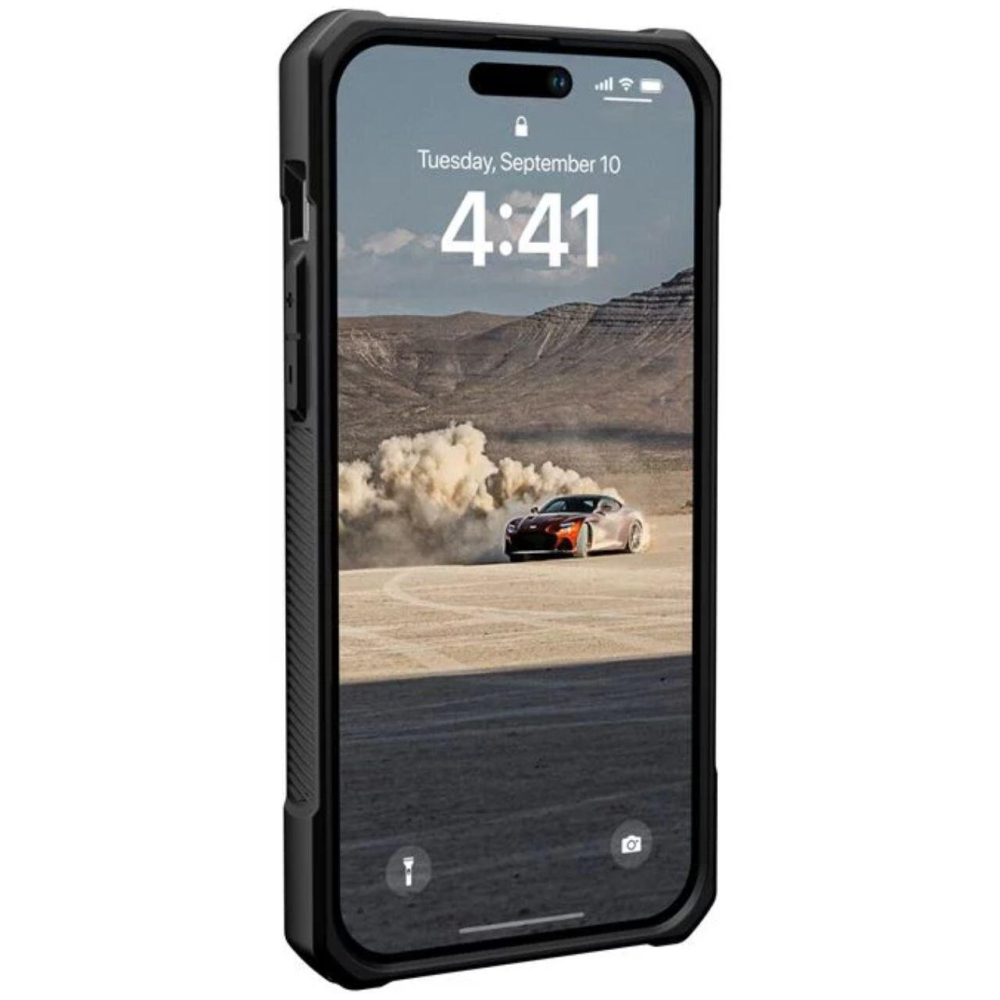 UAG Husa Monarch Series iPhone 14 Pro Max Kevlar Black, military drop tested [7]