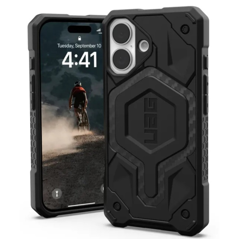 UAG Husa Monarch Series iPhone 16 Carbon Fiber [11]