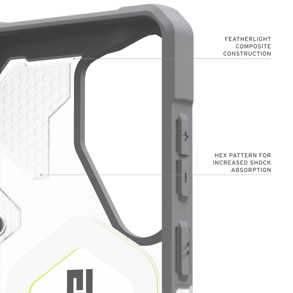 UAG Husa Pathfinder Clear Magnetic Samsung Galaxy S26 Ultra Active Neon Lanyard [20]