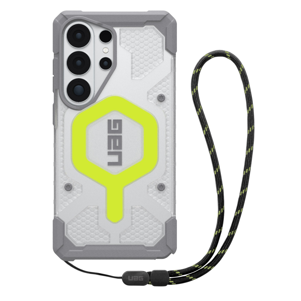 UAG Husa Pathfinder Clear Magnetic Samsung Galaxy S26 Ultra Active Neon Lanyard [22]