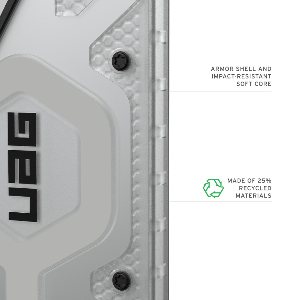 UAG Husa Pathfinder Clear Magnetic Samsung Galaxy S26 Ultra Ice Silver [7]