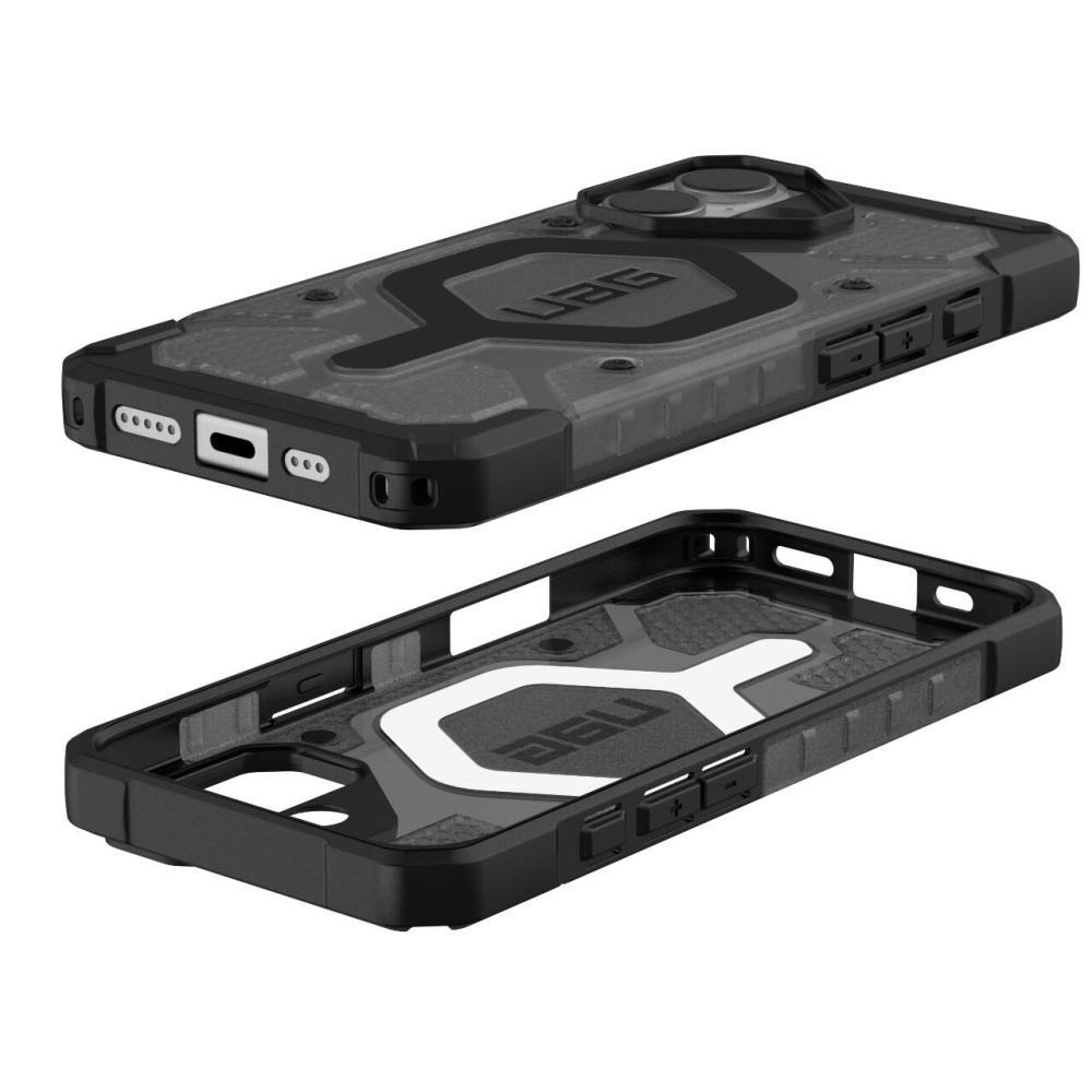UAG Husa Pathfinder Clear MagSafe iPhone 17 Ash/Black [7]