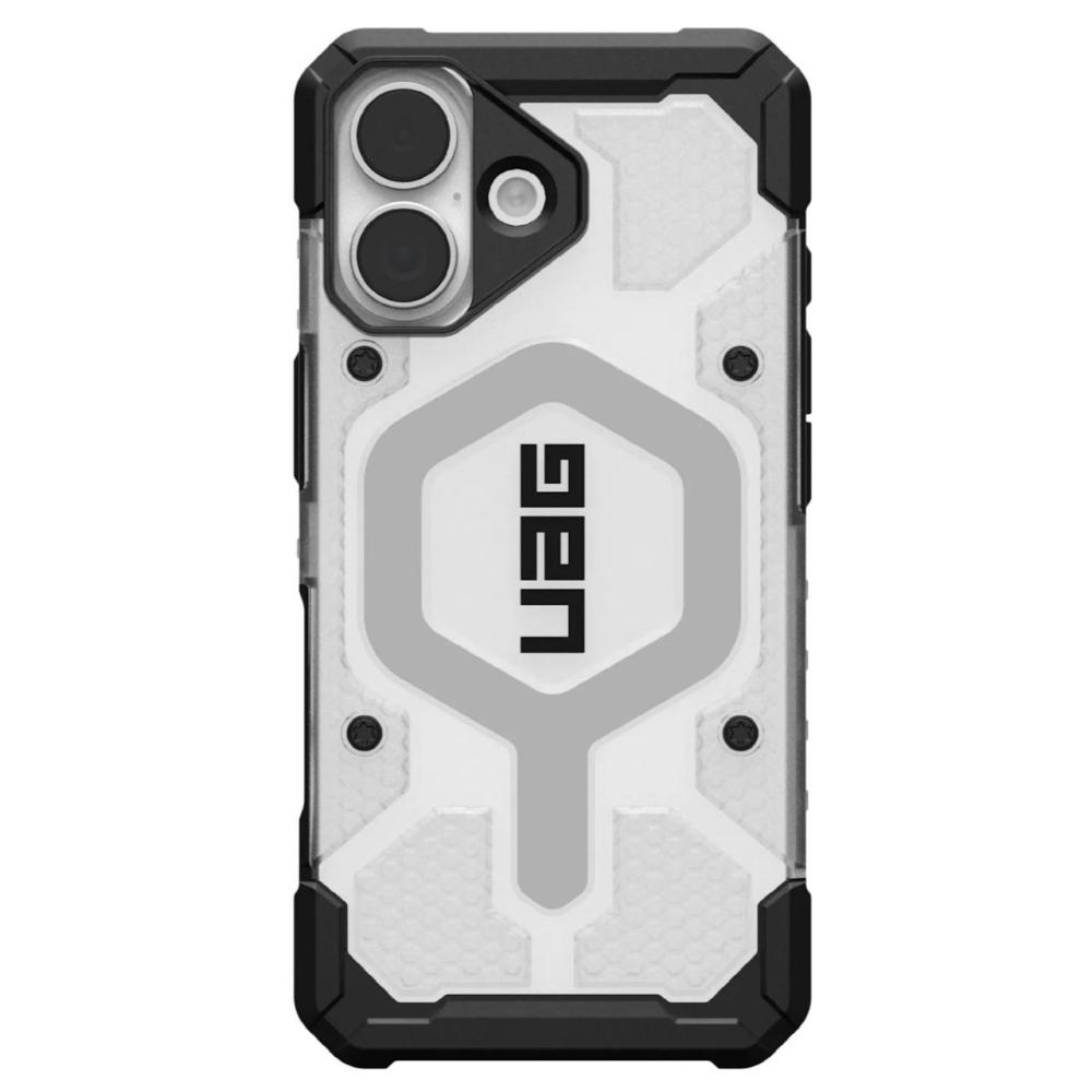 UAG Husa Pathfinder Clear MagSafe iPhone 17 Ice Silver [6]