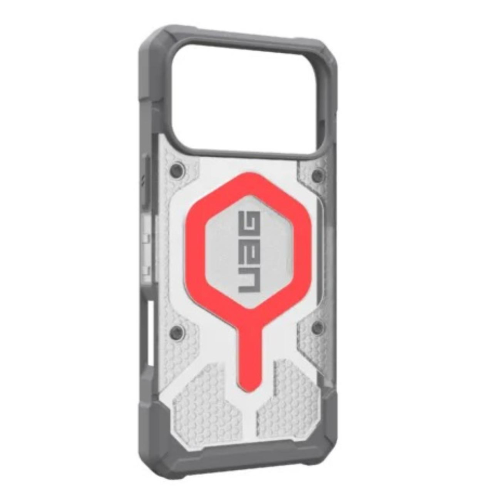 UAG Husa Pathfinder Clear MagSafe iPhone 17 Pro Active Lava Lanyard [7]