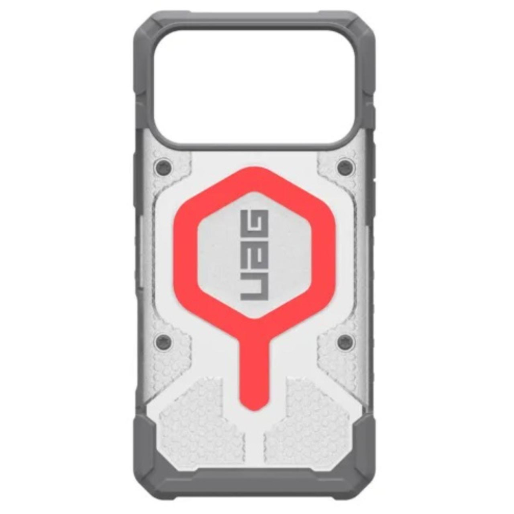 UAG Husa Pathfinder Clear MagSafe iPhone 17 Pro Active Lava Lanyard [3]