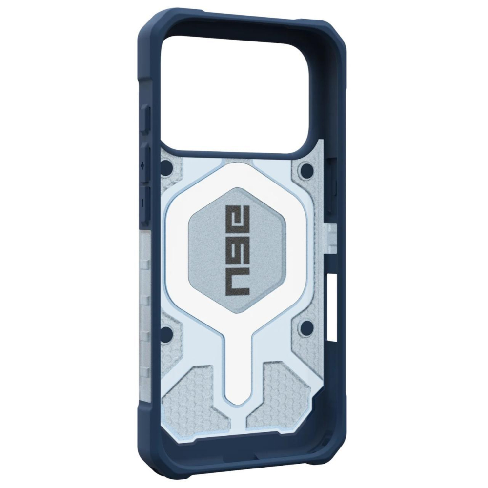 UAG Husa Pathfinder Clear MagSafe iPhone 17 Pro Blues Lanyard [2]