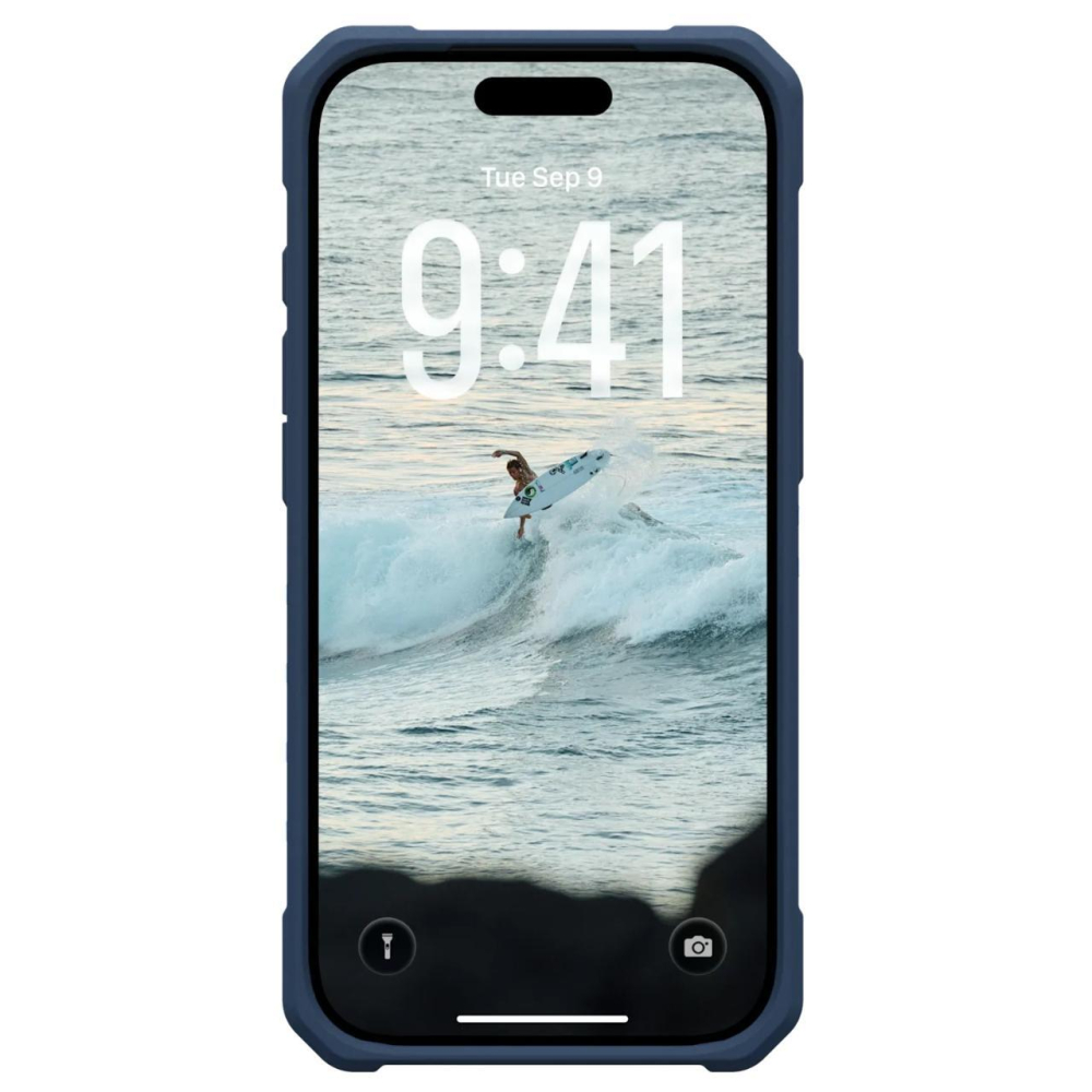 UAG Husa Pathfinder Clear MagSafe iPhone 17 Pro Blues Lanyard [3]