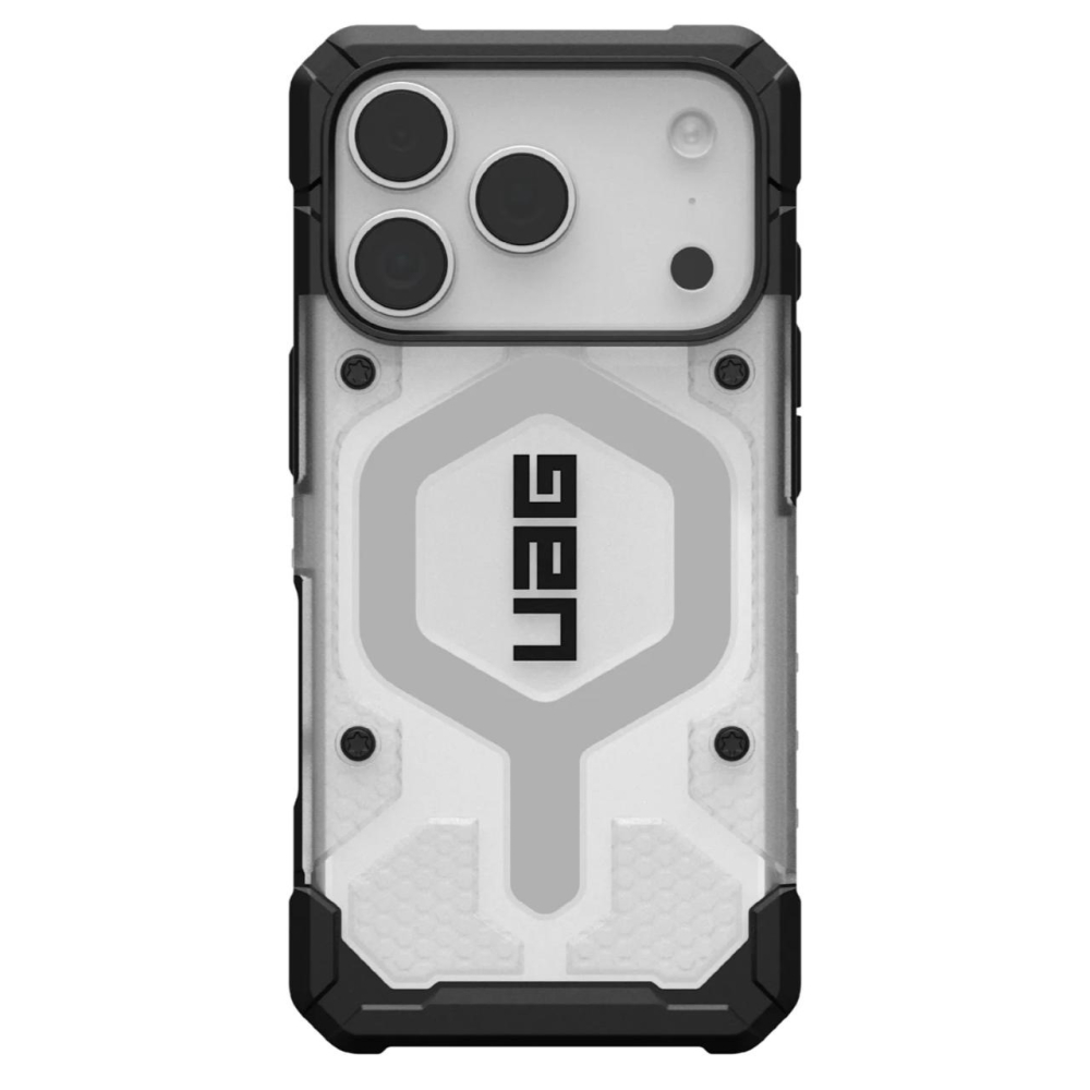 UAG Husa Pathfinder Clear MagSafe iPhone 17 Pro Ice Silver [5]