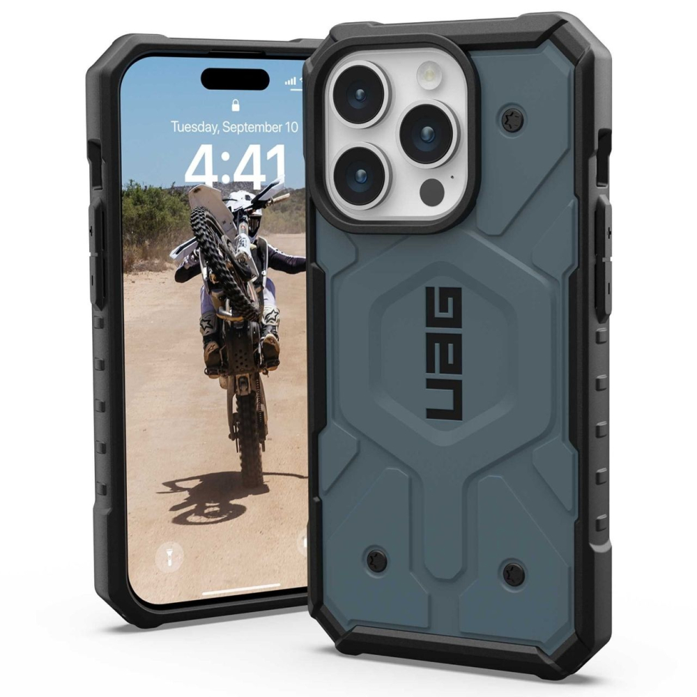 UAG Husa Pathfinder Magsafe iPhone 15 Pro Cloud Blue [9]