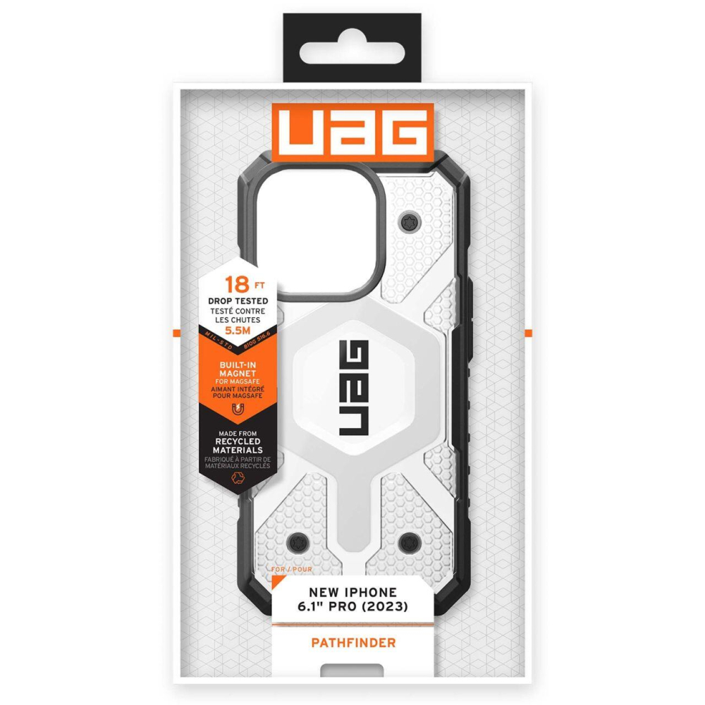 UAG Husa Pathfinder Magsafe iPhone 15 Pro Ice [8]