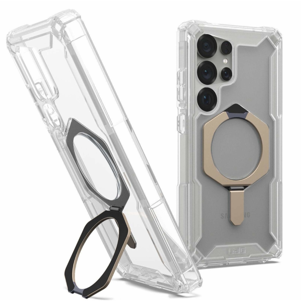 UAG Husa Plasma XTE Magnetic Samsung Galaxy S25 Ultra Clear Titanium [11]