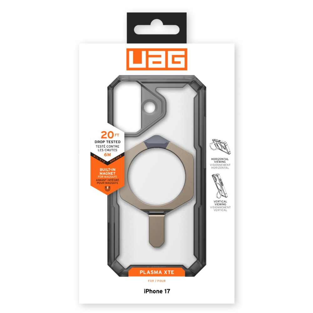 UAG Husa Plasma XTE MagSafe iPhone 17 Ash Titanium [7]