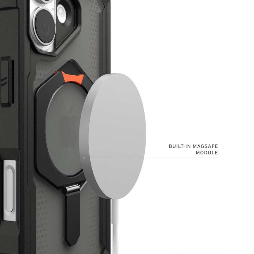 UAG Husa Plasma XTE MagSafe iPhone 17 Black/Pop Orange [8]