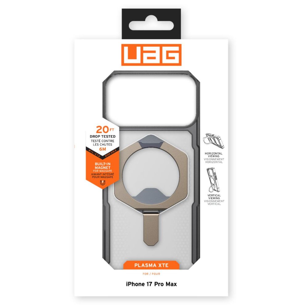 UAG Husa Plasma XTE MagSafe iPhone 17 Pro Max Ash Titanium [19]