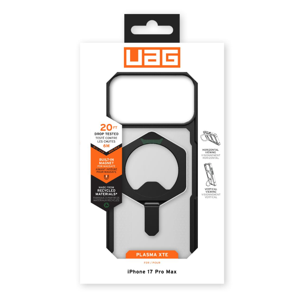 UAG Husa Plasma XTE MagSafe iPhone 17 Pro Max Black Clear [19]