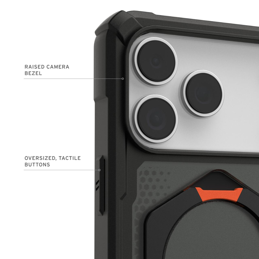 UAG Husa Plasma XTE MagSafe iPhone 17 Pro Max Black/Pop Orange [15]