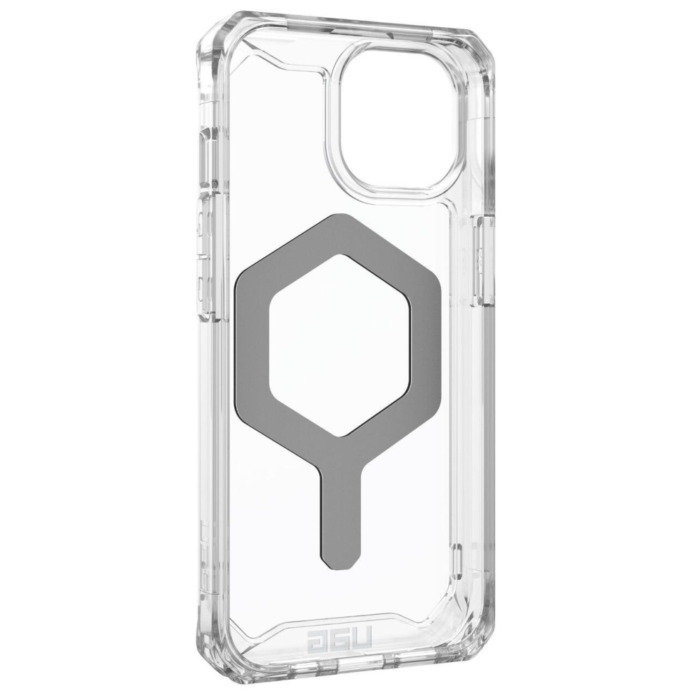 UAG Husa Plyo MagSafe Series iPhone 15 Plus Ice Silver [8]