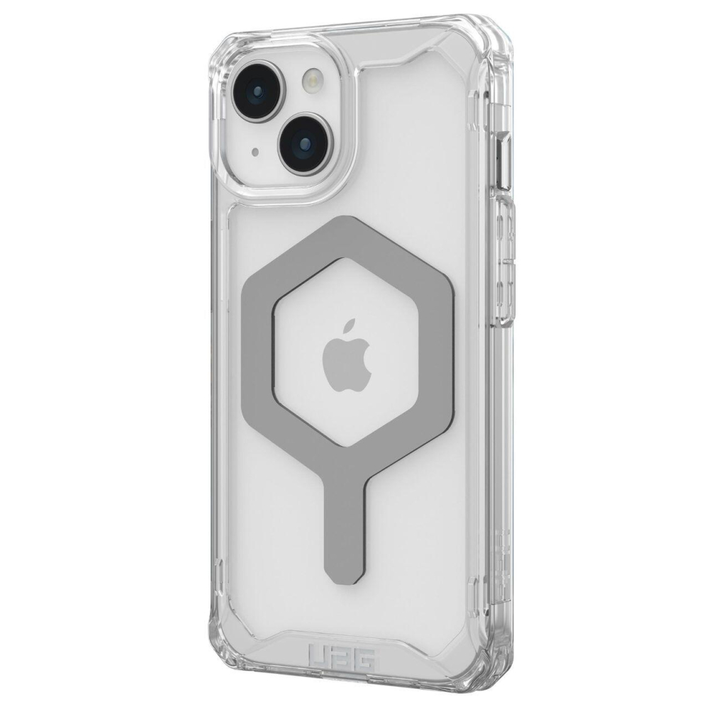 UAG Husa Plyo MagSafe Series iPhone 15 Plus Ice Silver [5]