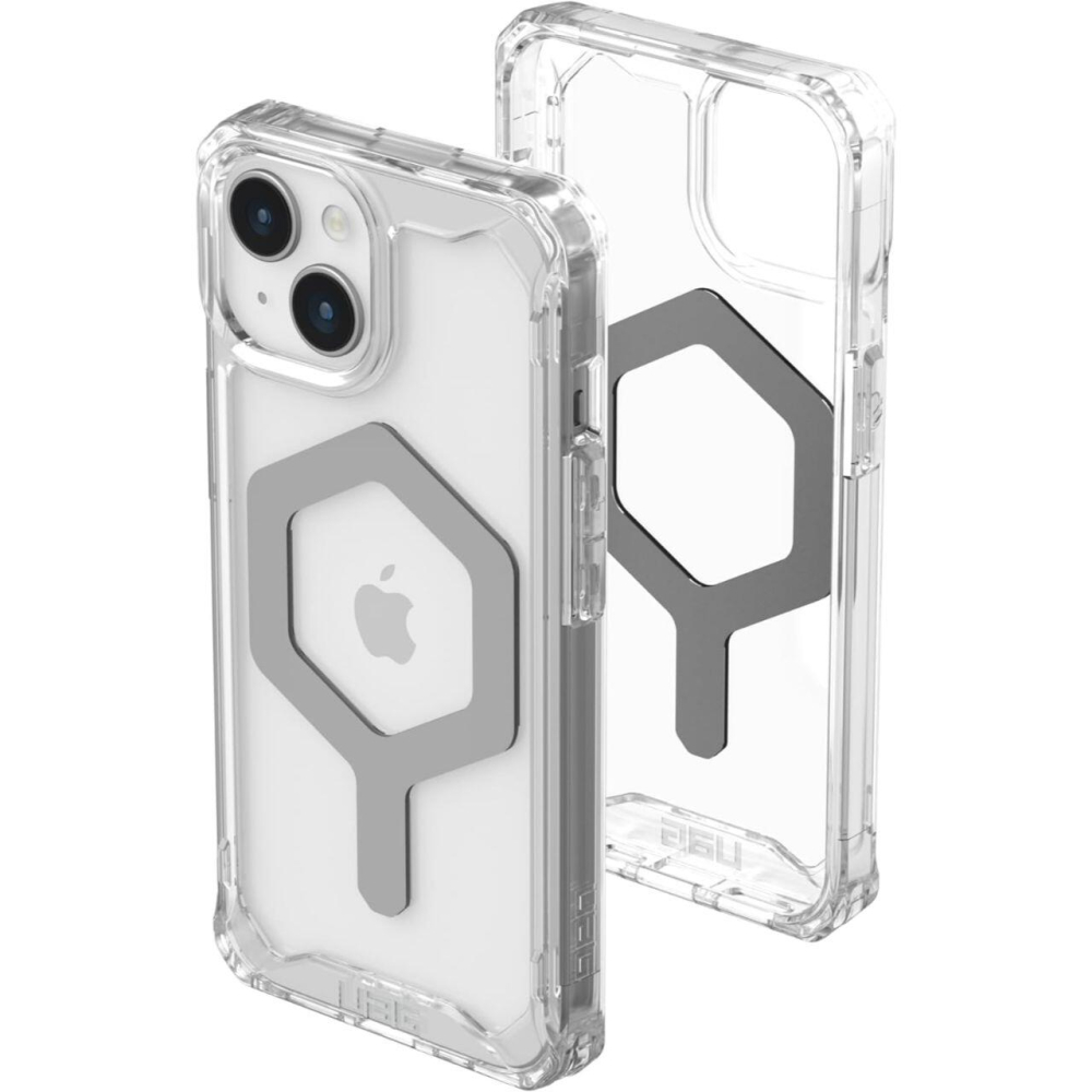 UAG Husa Plyo MagSafe Series iPhone 15 Plus Ice Silver [2]
