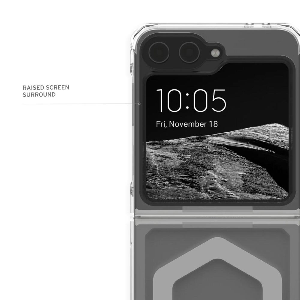 UAG Husa Plyo Pro Magsafe Samsung Galaxy Z Flip6 Ice Silver [2]