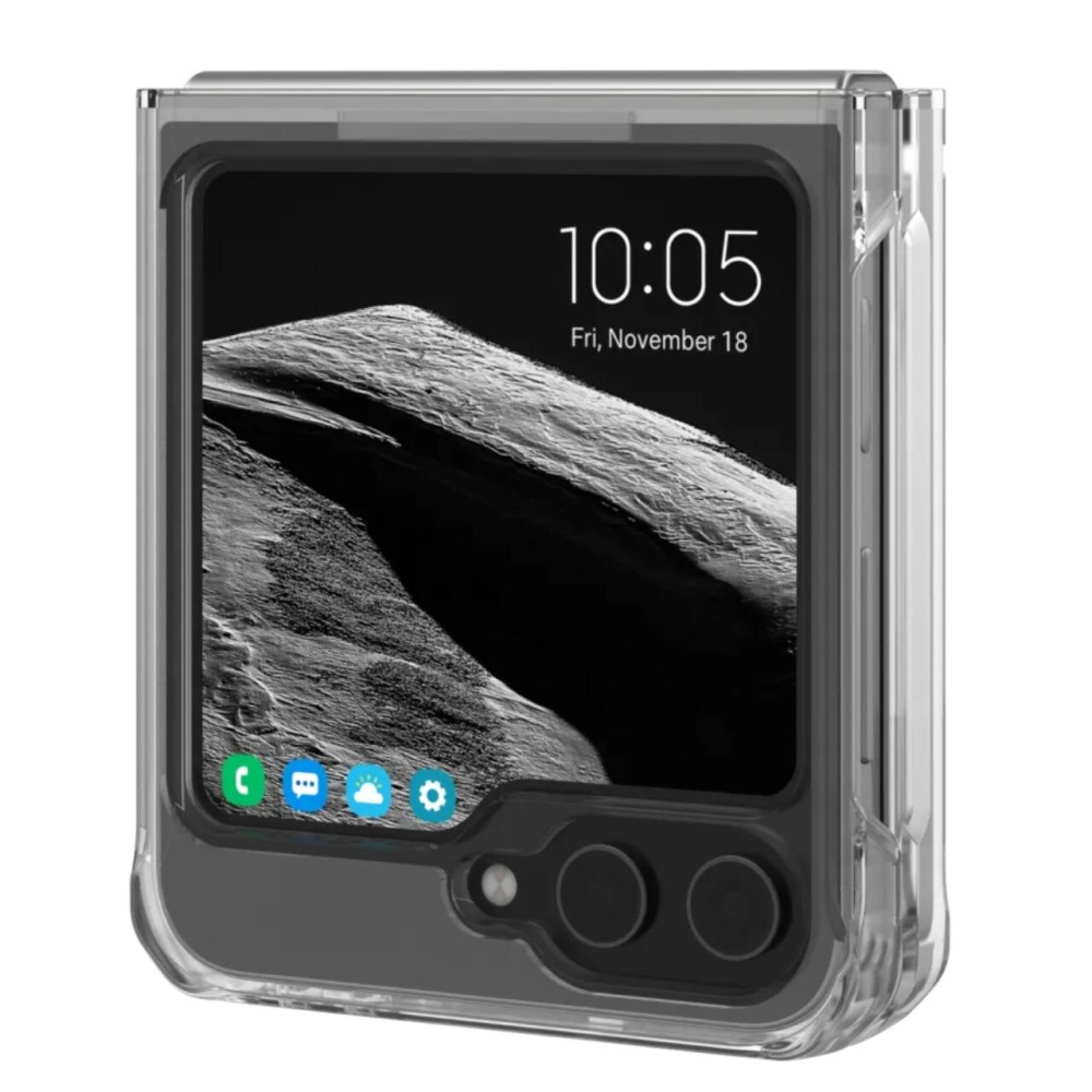 UAG Husa Plyo Pro Magsafe Samsung Galaxy Z Flip6 Ice Silver [10]