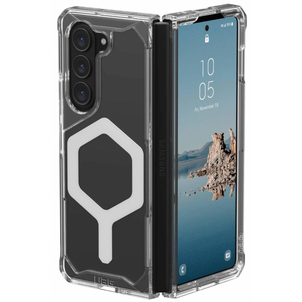 UAG Husa Plyo Pro Samsung Galaxy Z Fold5 Ice Silver [8]