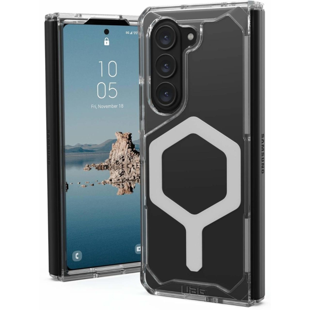 UAG Husa Plyo Pro Samsung Galaxy Z Fold5 Ice Silver [13]